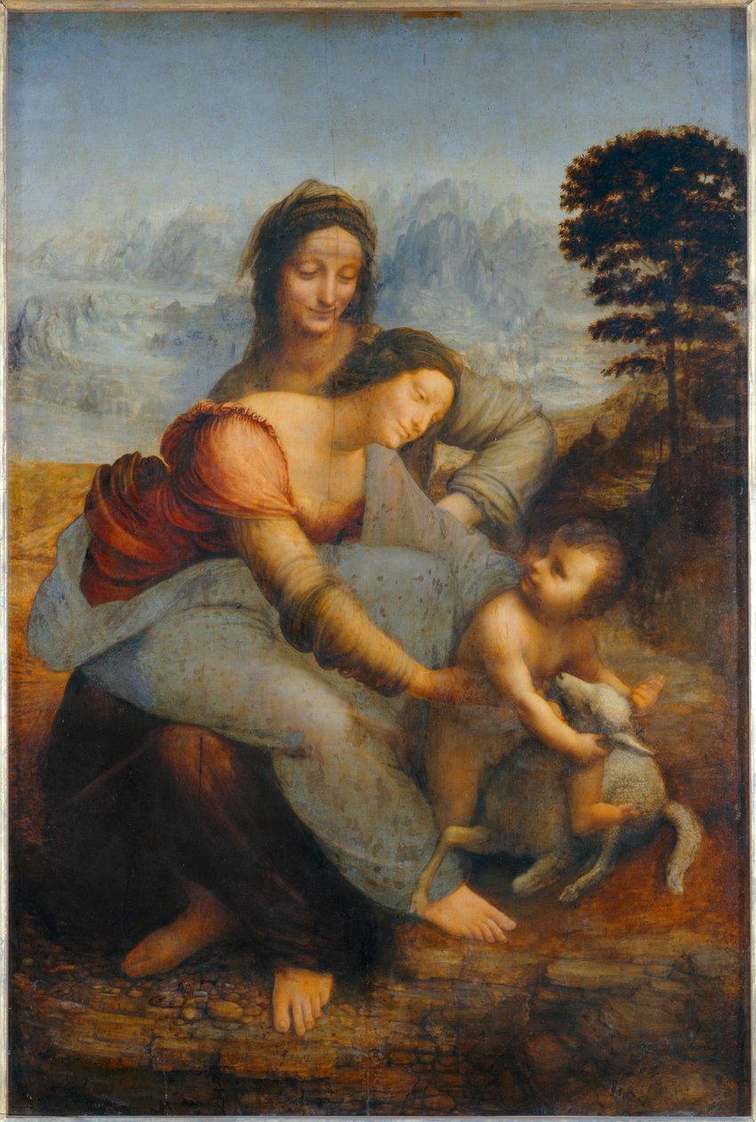 Die Jungfrau mit dem Kind und der heiligen Anna von Leonardo da Vinci