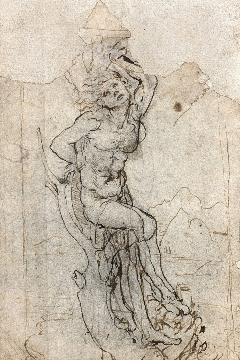 Das Martyrium des Heiligen Sebastian, zwischen 1482 und 1485 von Leonardo da Vinci