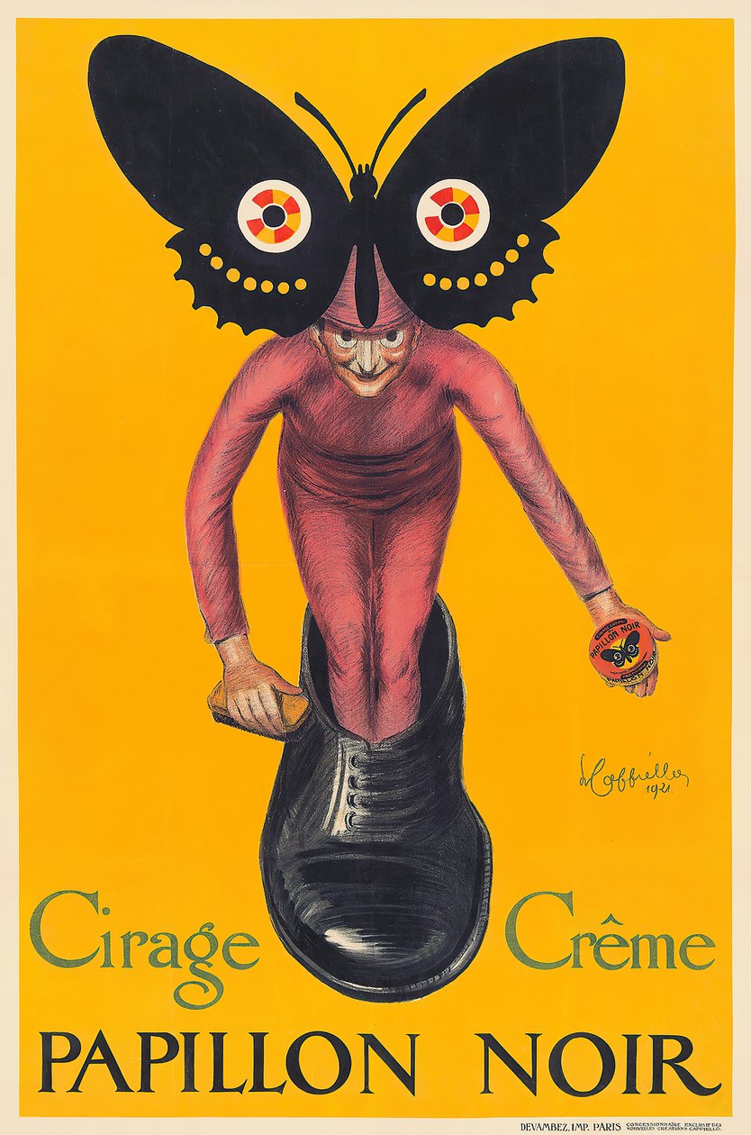Schwarzer Schmetterling, 1921 von Leonetto Cappiello