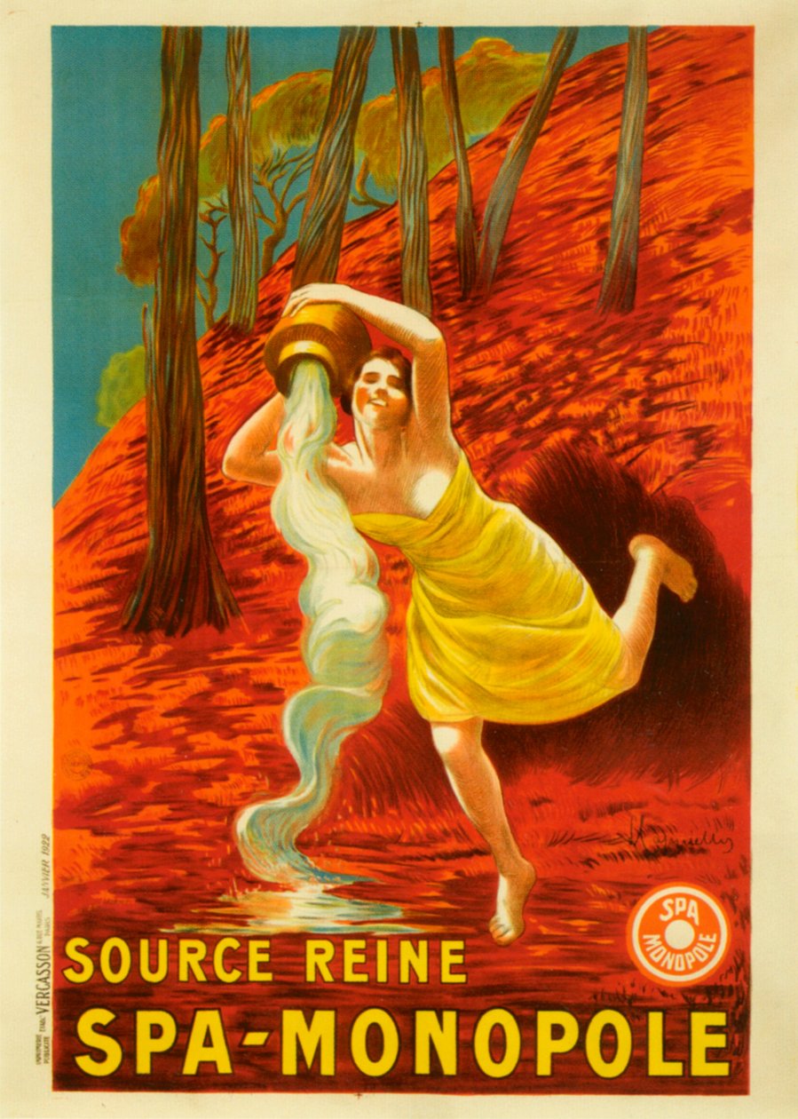 Quelle Reine Spa Monopole von Leonetto Cappiello