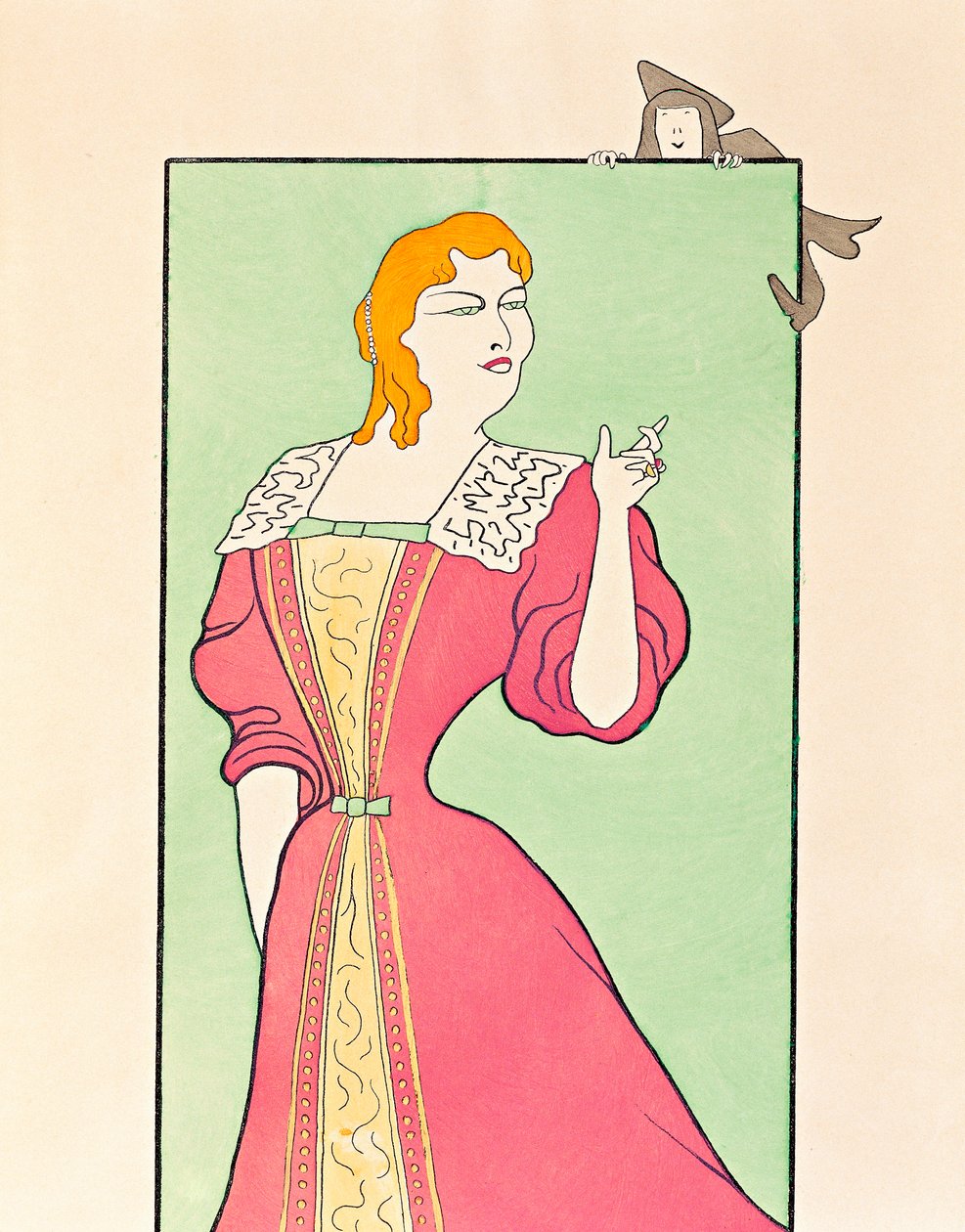 Der Schauspieler Marie-Louise Marsy als Elmire in 