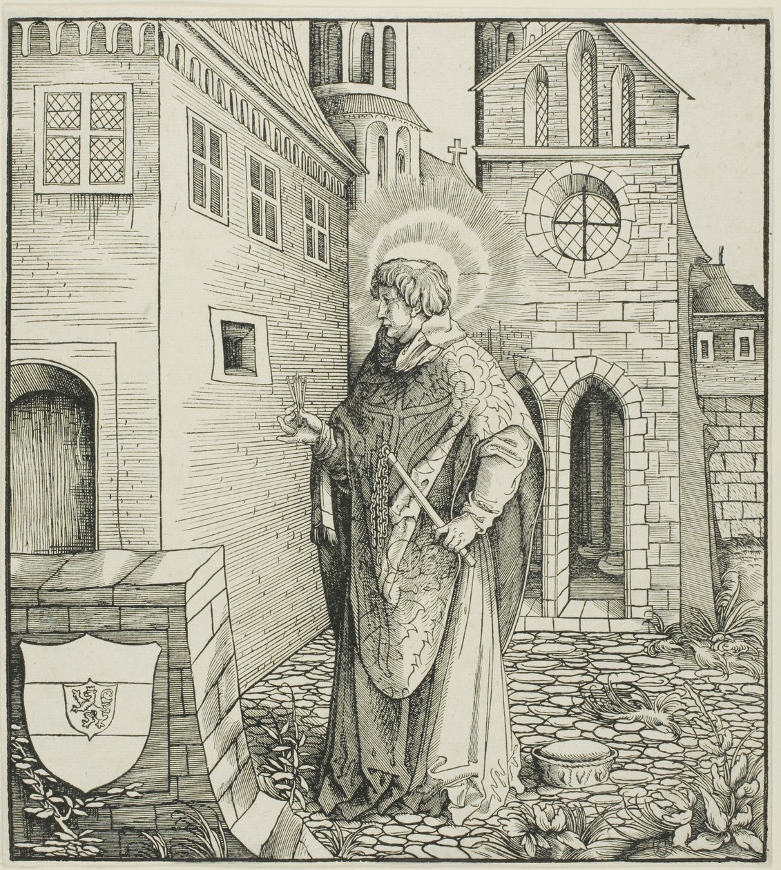 Heiliger Ferreolus, aus Heilige verbunden mit dem Haus Habsburg von Leonhard Beck