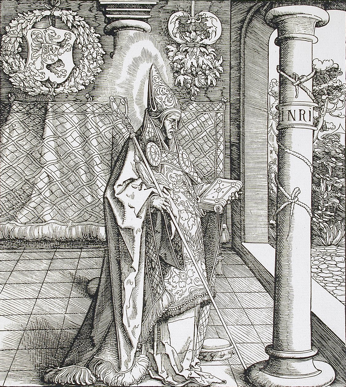 Heilige Pharahildis von Leonhard Beck