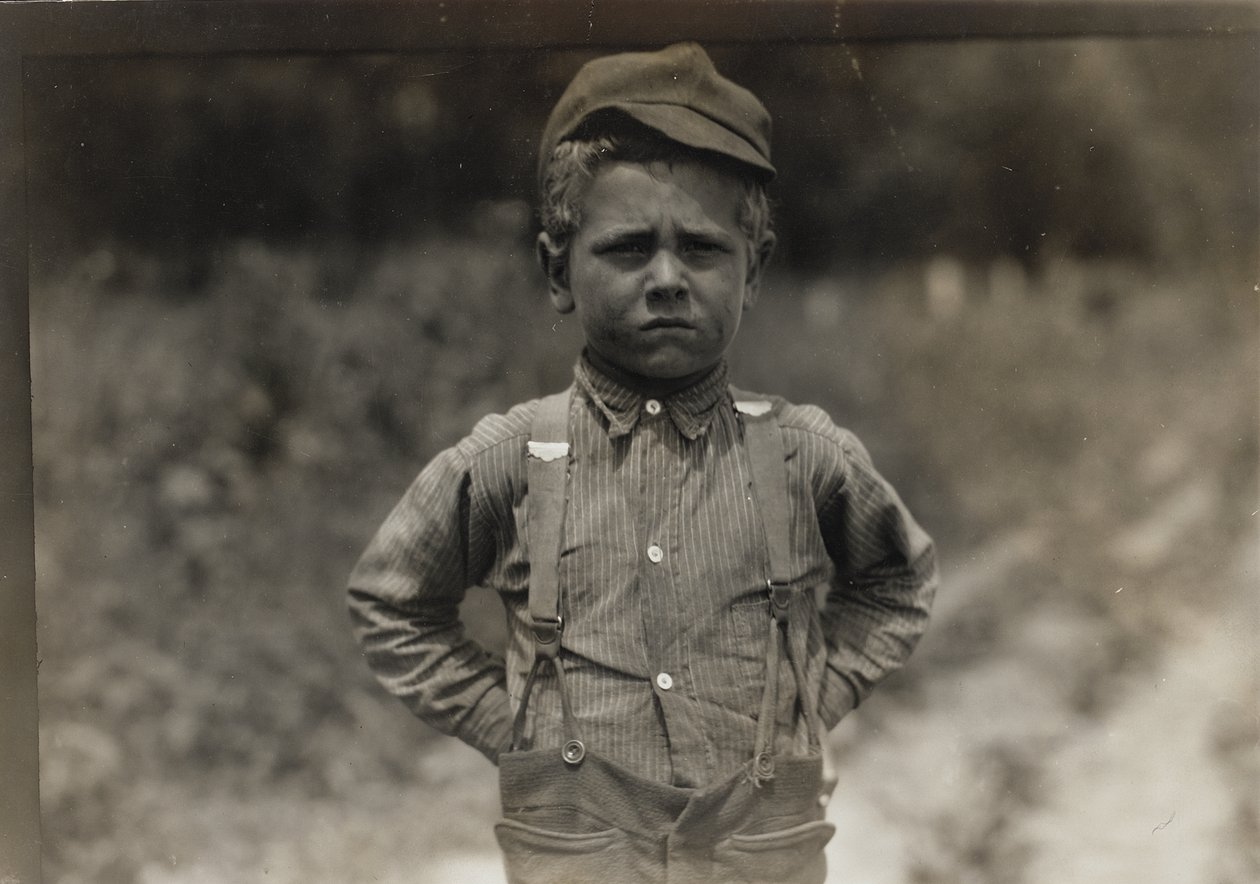 Ländlicher Feldarbeiter, Neuengland von Lewis Wickes Hine
