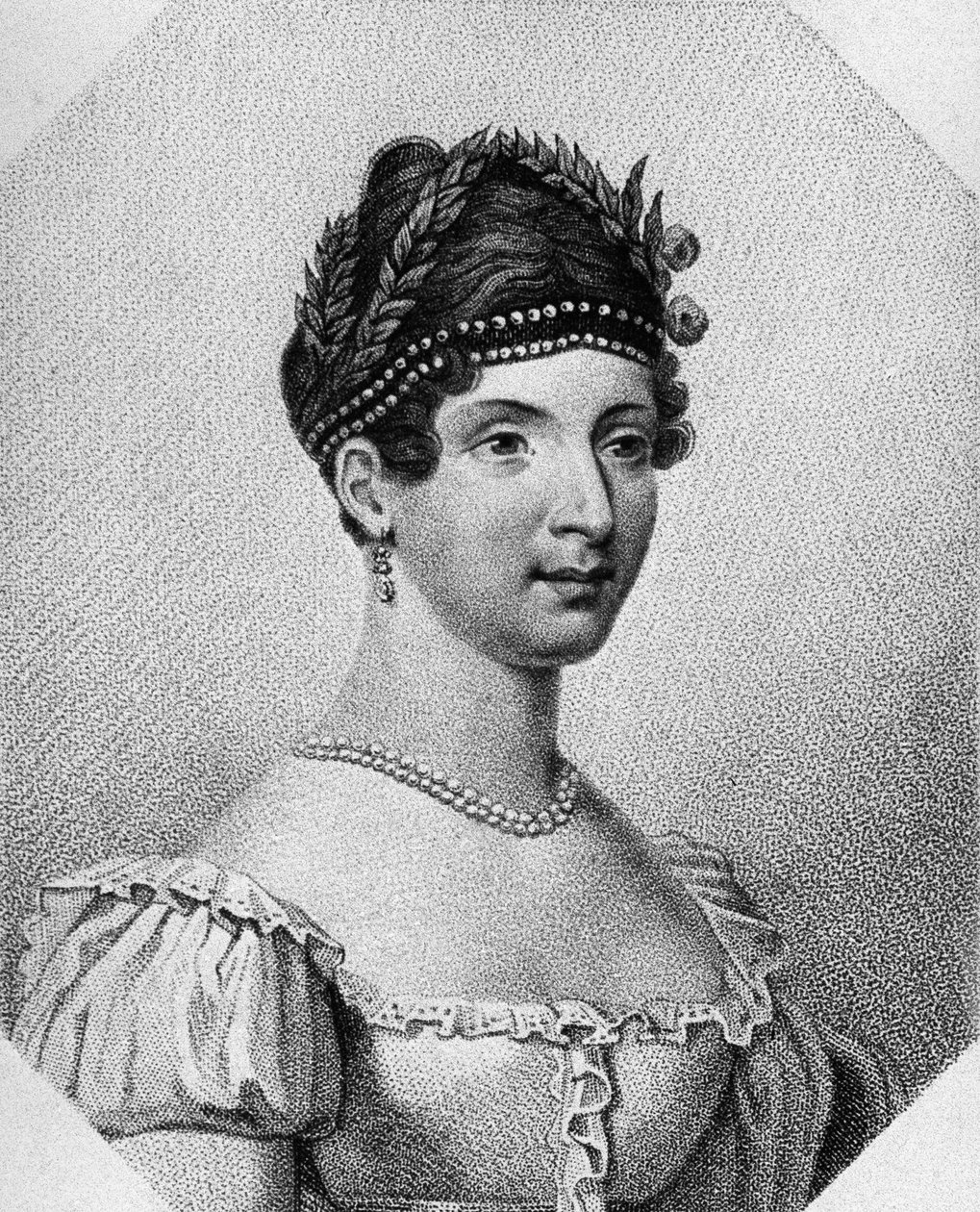 Porträt von Angelica Catalani (1780-1849), italienische Sopranistin von Unbekannt Unbekannt