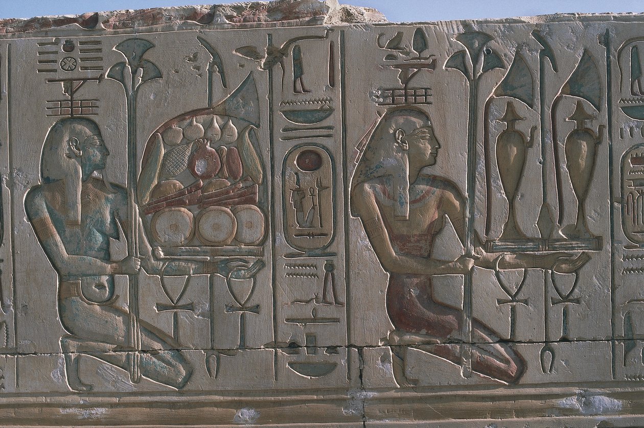 Relief von Votivgaben von Unbekannt Unbekannt