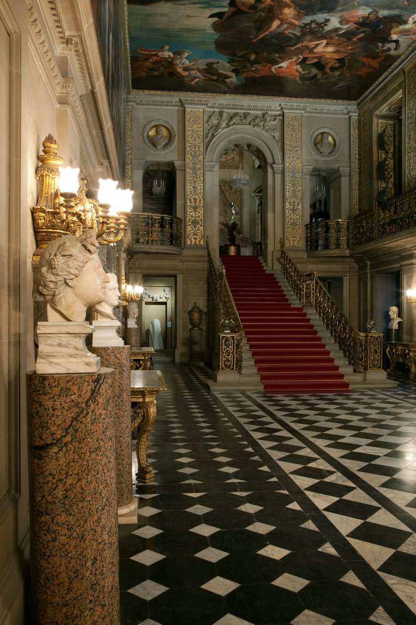 Der Gemalte Saal, Chatsworth House, Derbyshire von Unbekannt Unbekannt