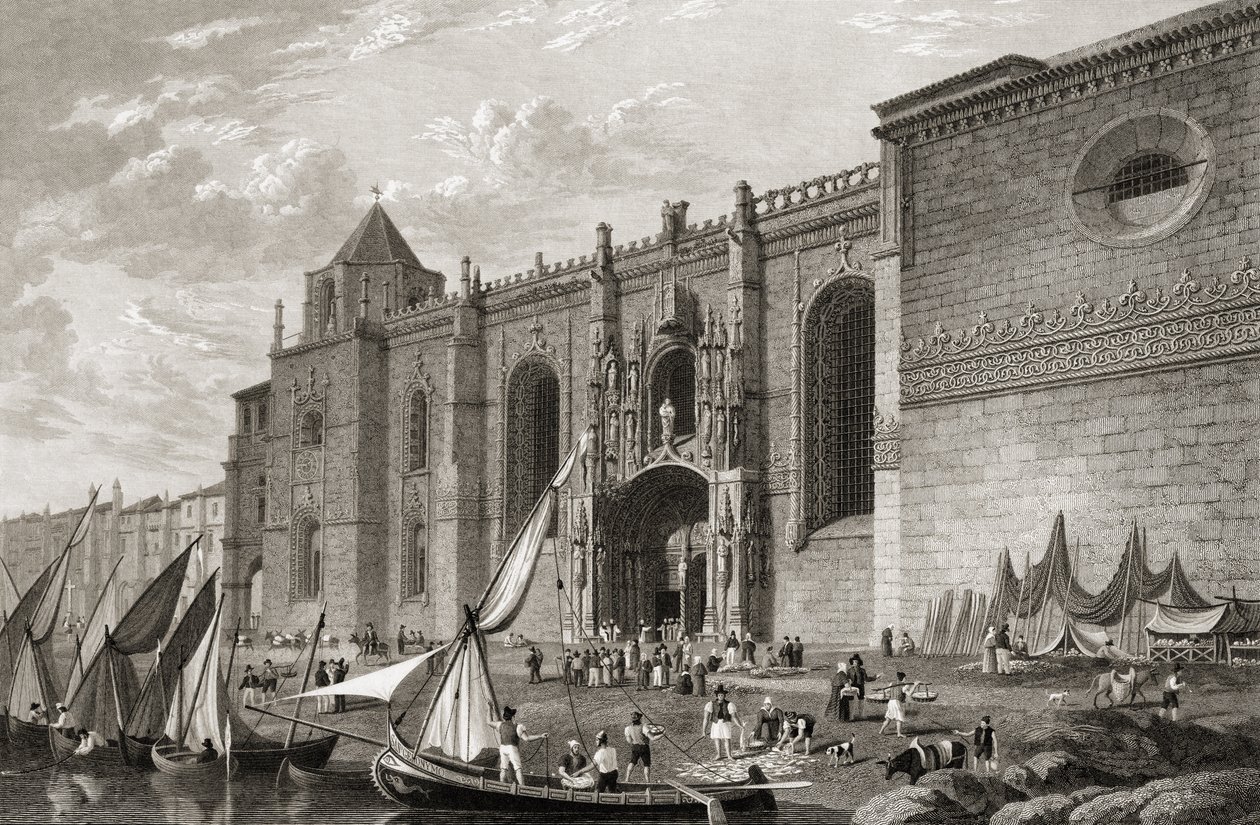 Mosteiro dos Jeronimos Belem, Lissabon, aus 