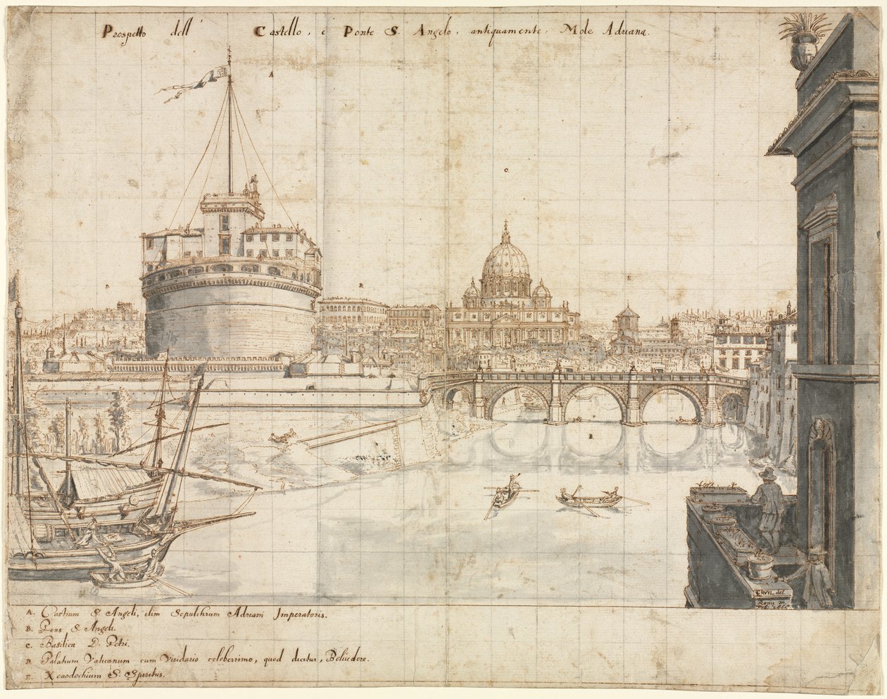 Achtzehn Ansichten von Rom: Das Castel Sant