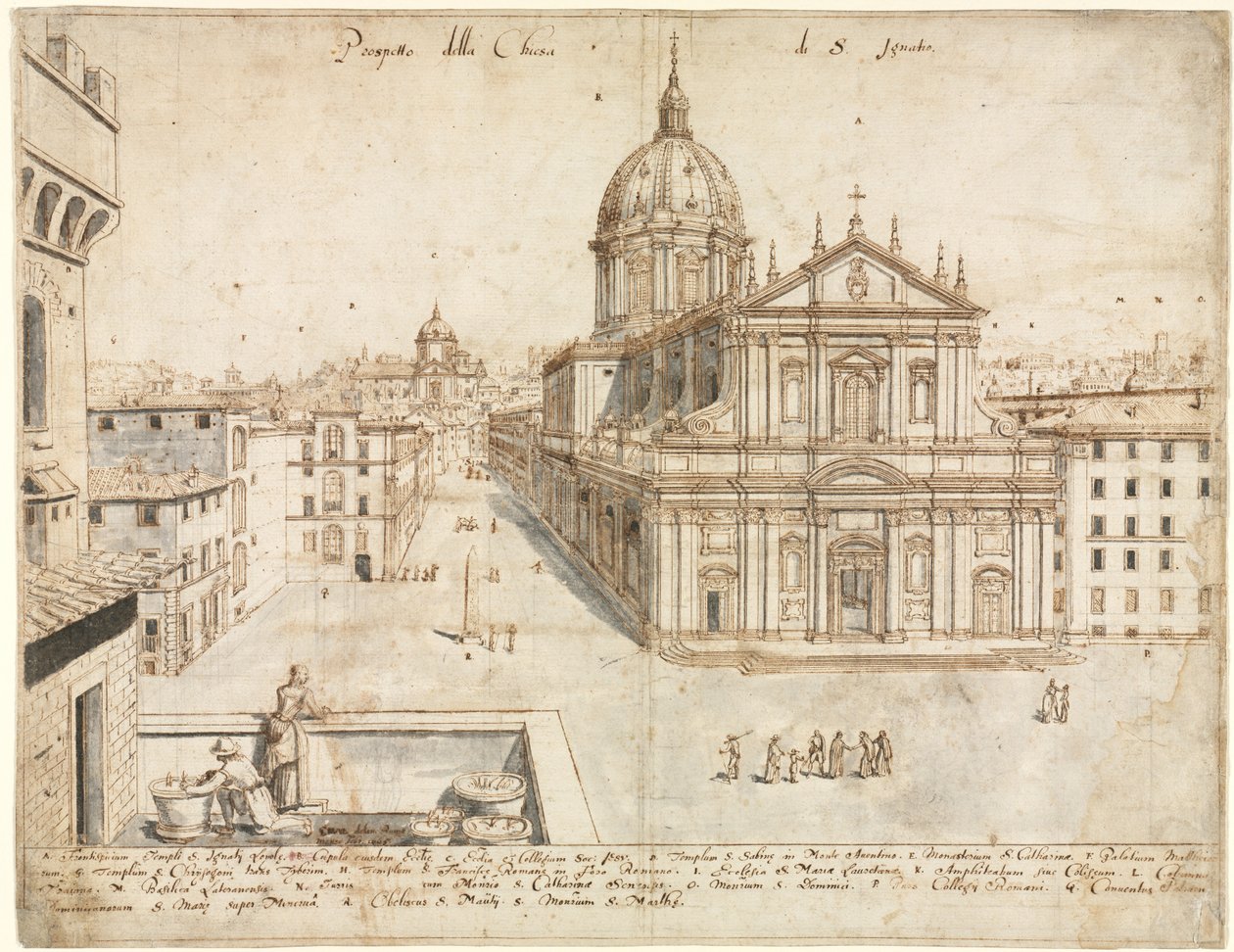 Achtzehn Ansichten von Rom: Die Kirche Sant