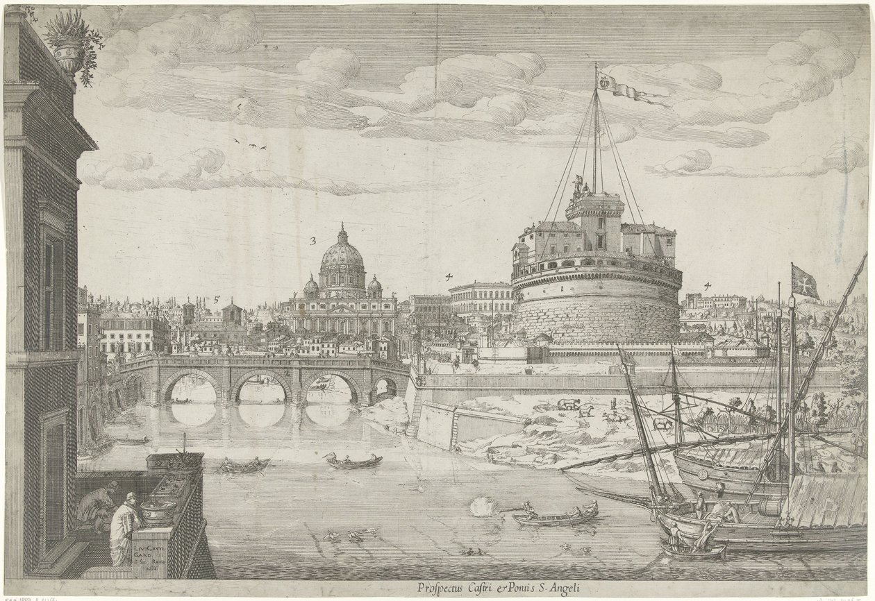 Ansicht von Rom von Lievin Cruyl