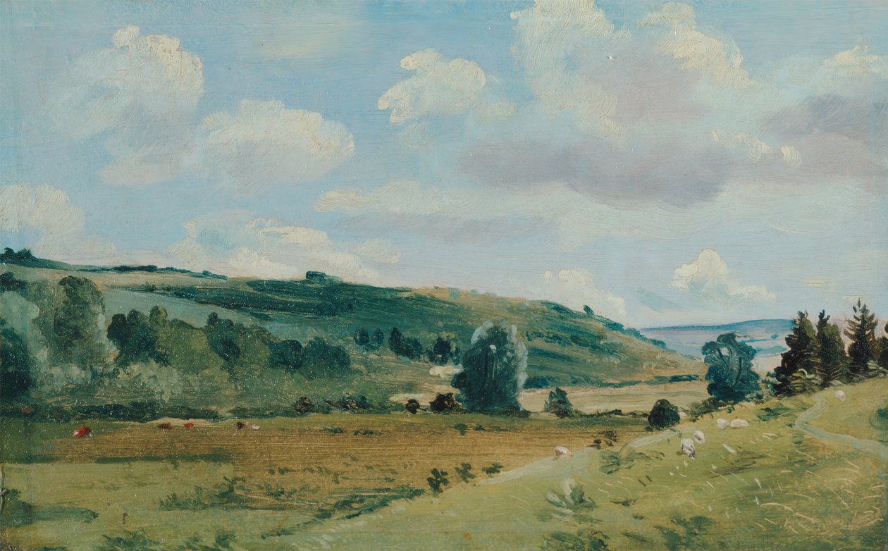 Sommerlandschaft bei Dedham von Lionel Constable