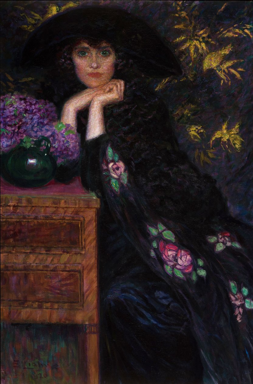 Frauengestalt Porträt von Violette von Lionne