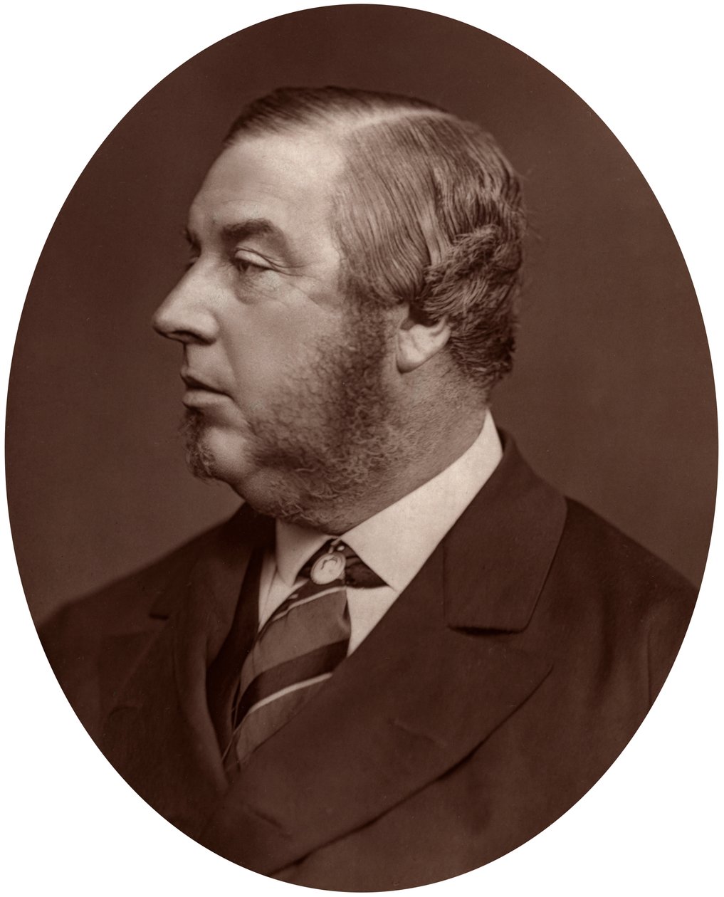 George Sclater-Booth, Präsident des Local Government Board, 1878 von Lock and Whitfield