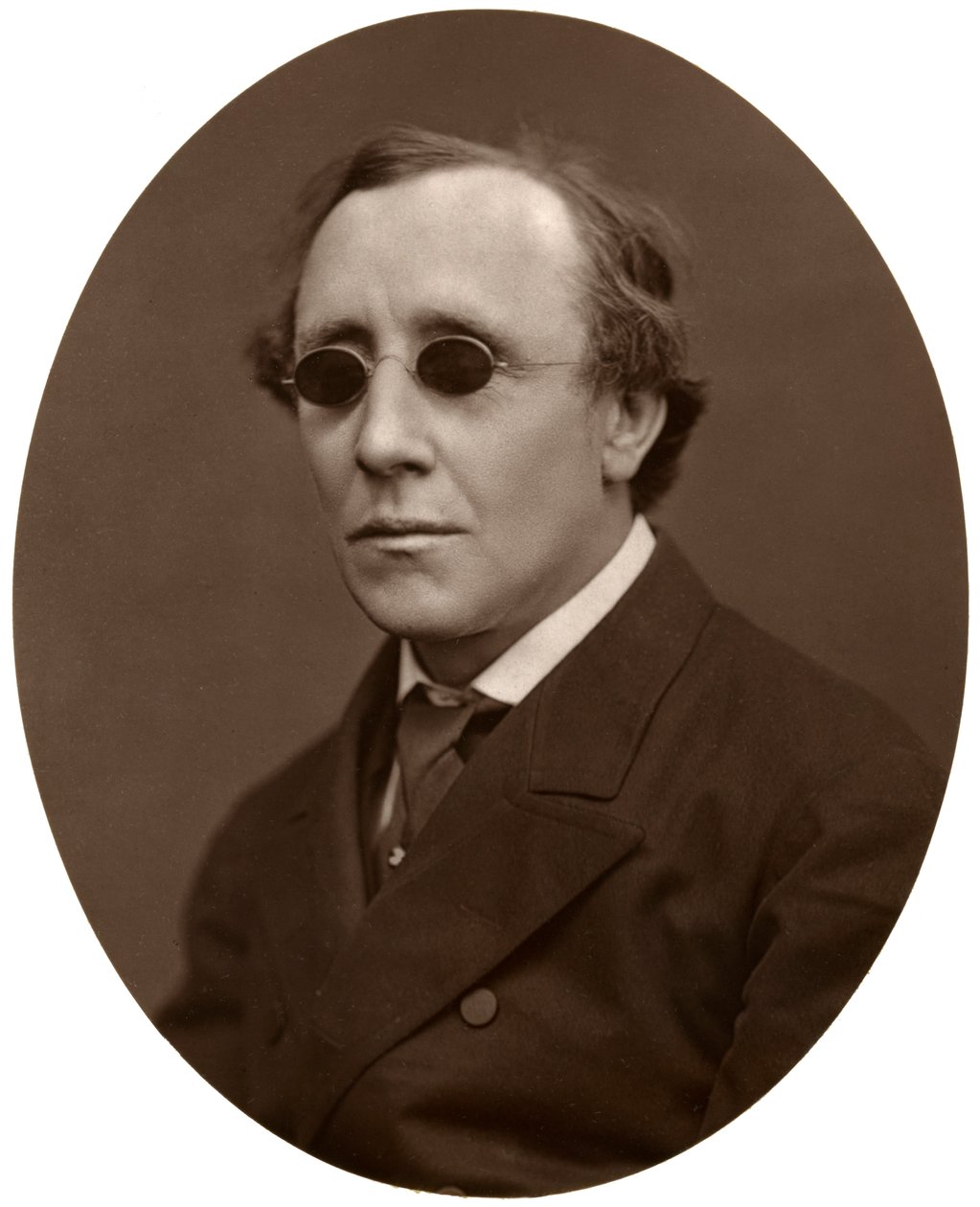 Henry Fawcett, Abgeordneter, Professor für politische Ökonomie an der Universität Cambridge, 1876 von Lock and Whitfield