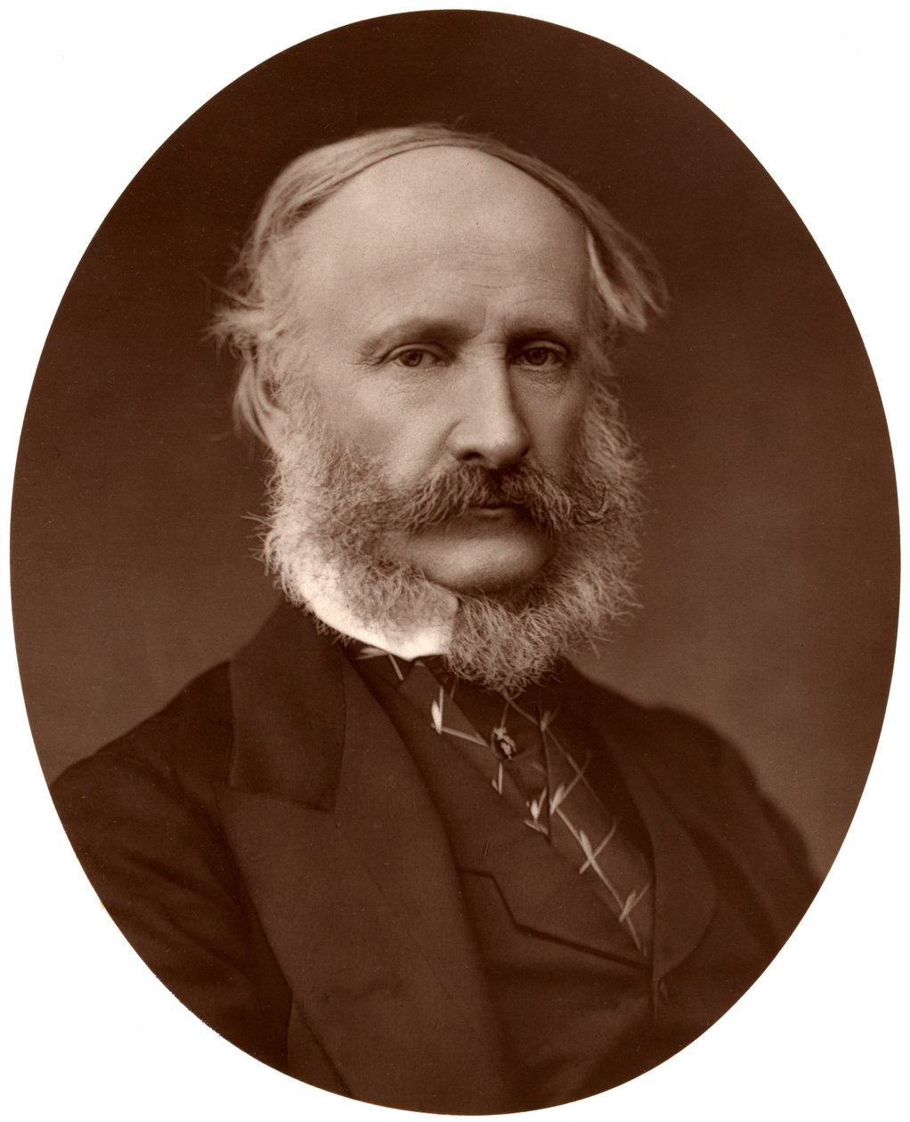 Sir James Macnaghten Hogg, Bart, MP, KCB, Vorsitzender des Metropolitan Board of Works, 1876 von Lock and Whitfield