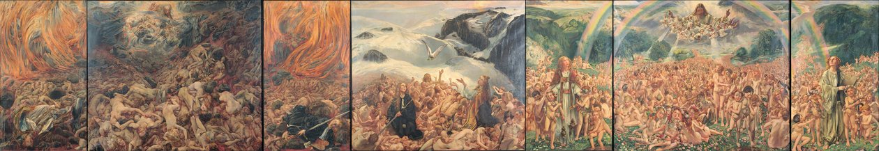 Alles stirbt, aber alles wird durch Gottes Liebe auferstehen von Léon Frédéric