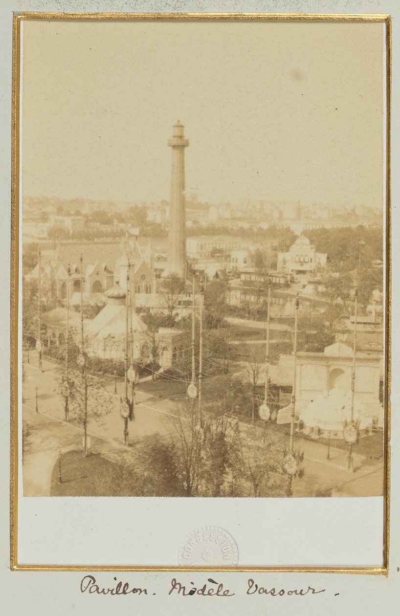 Der französische Park, vom englischen Leuchtturm aus gesehen von Léon and Lévy