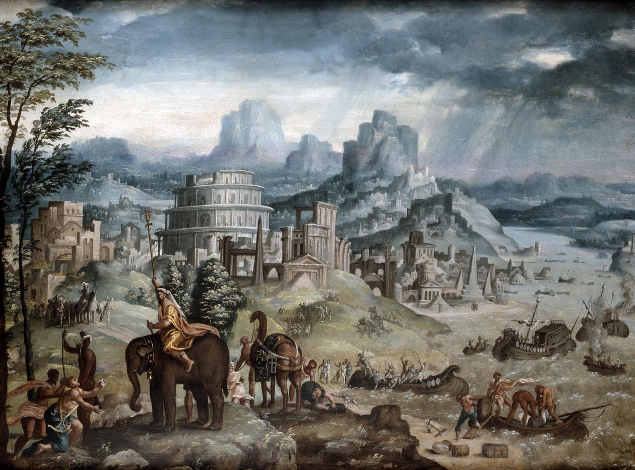 Schlacht am Trasimenischen See von Léonard Thiry