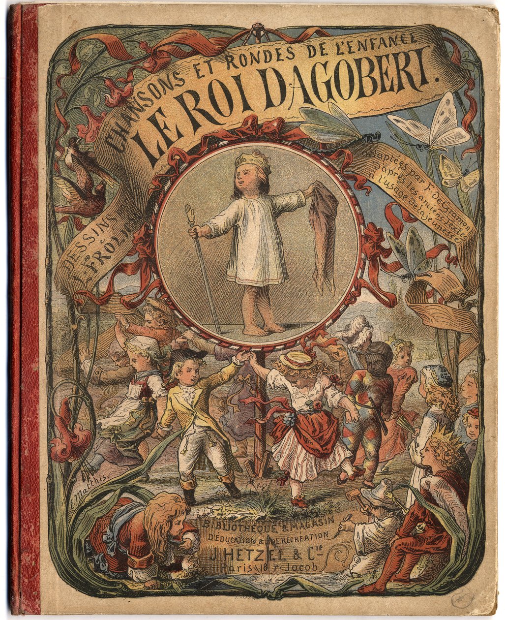 Titelblatt des Buches „Der König Dagobert“ von Lorens Frolich
