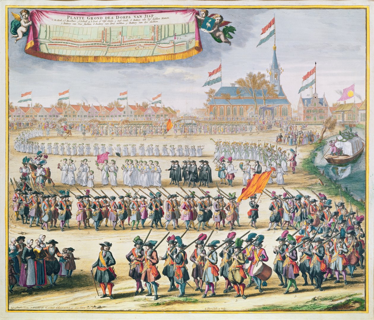 Gedenkfeier des Friedens von Rijswijk, 1697 von Lorenz Scherm