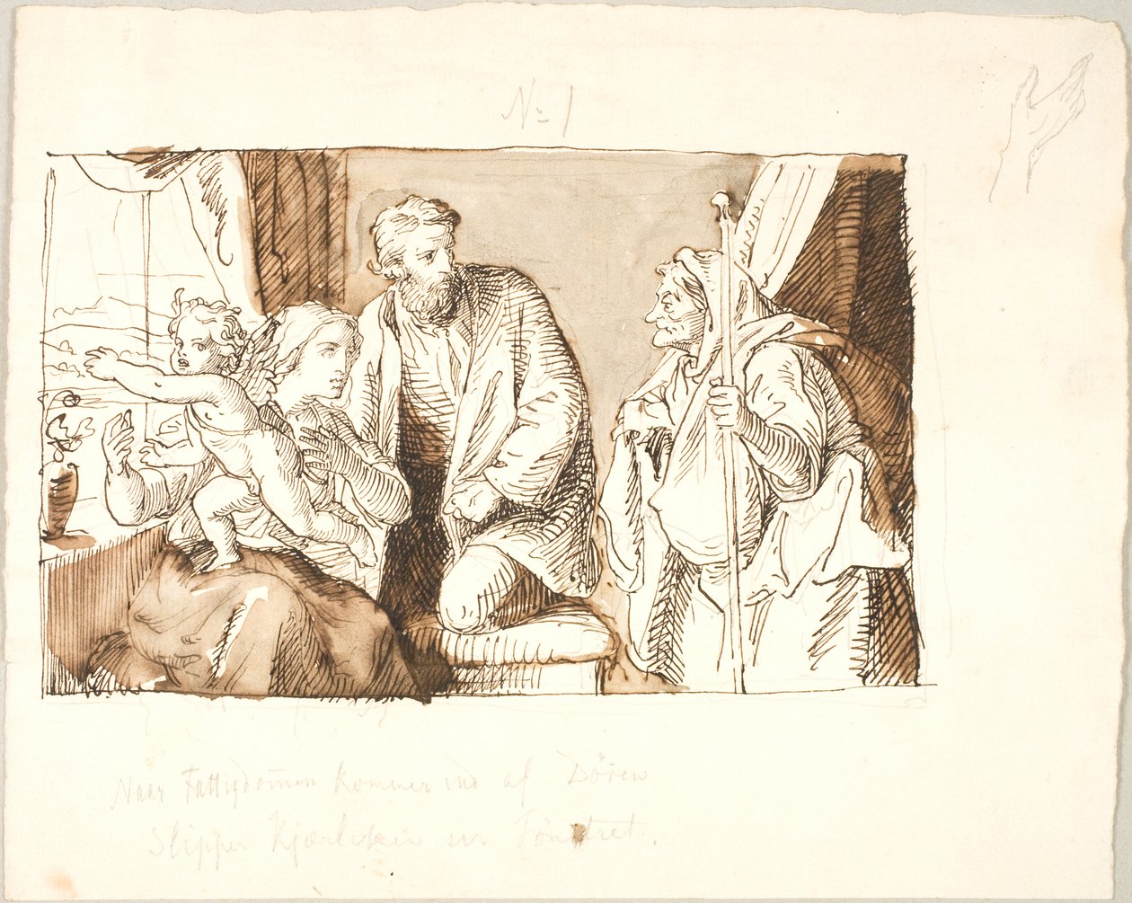 Wenn die Armut zur Tür hereinkommt, entweicht die Liebe durchs Fenster von Lorenz Frølich
