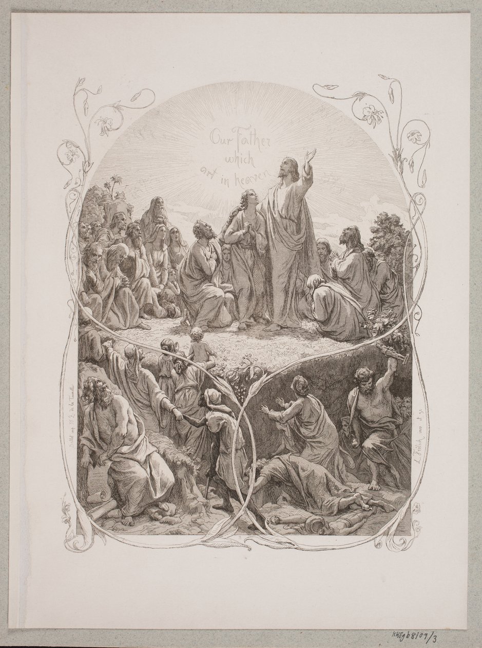 Illustration zu "Das Vaterunser" von Lorenz Frølich