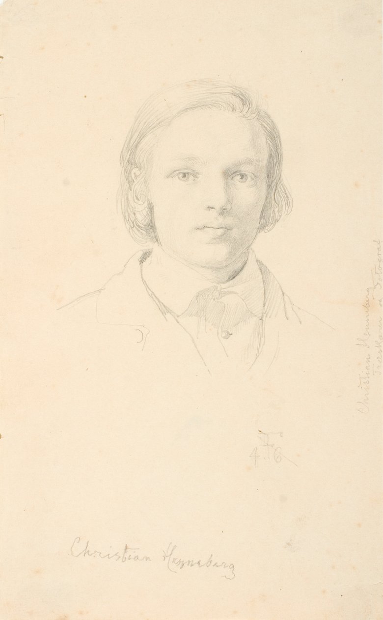 Porträt von Christian Henneberg von Lorenz Frølich