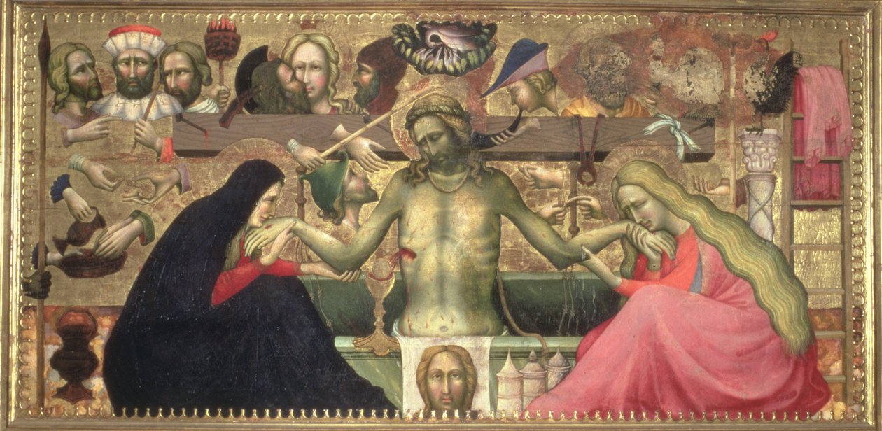 Der Schmerzensmann mit den Leidenswerkzeugen, 1404 von Lorenzo Monaco