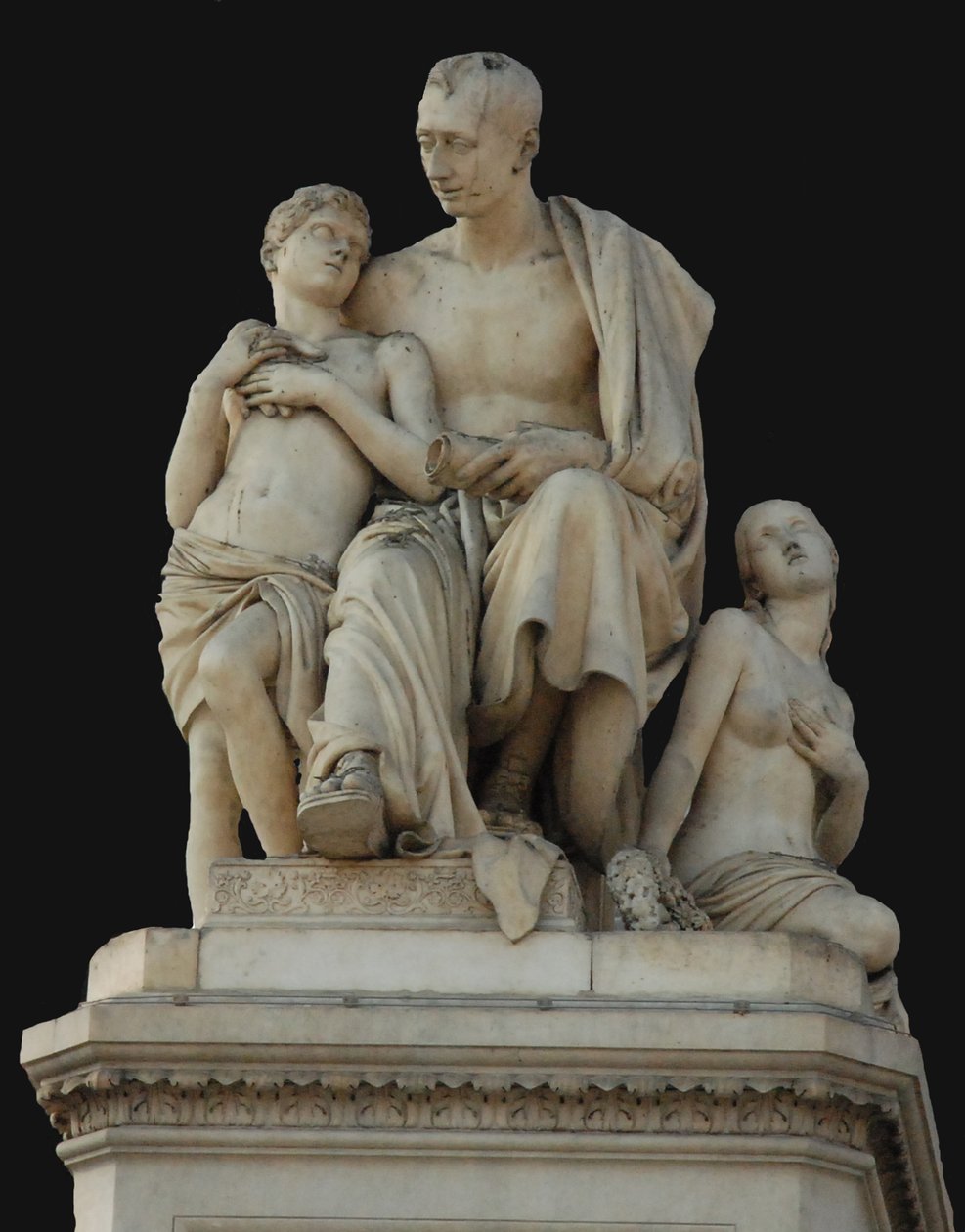 Denkmal für Graf Nikolai Nikititsch Demidow auf der Piazza Demidoff in Florenz, 1830-1850 von Lorenzo Bartolini