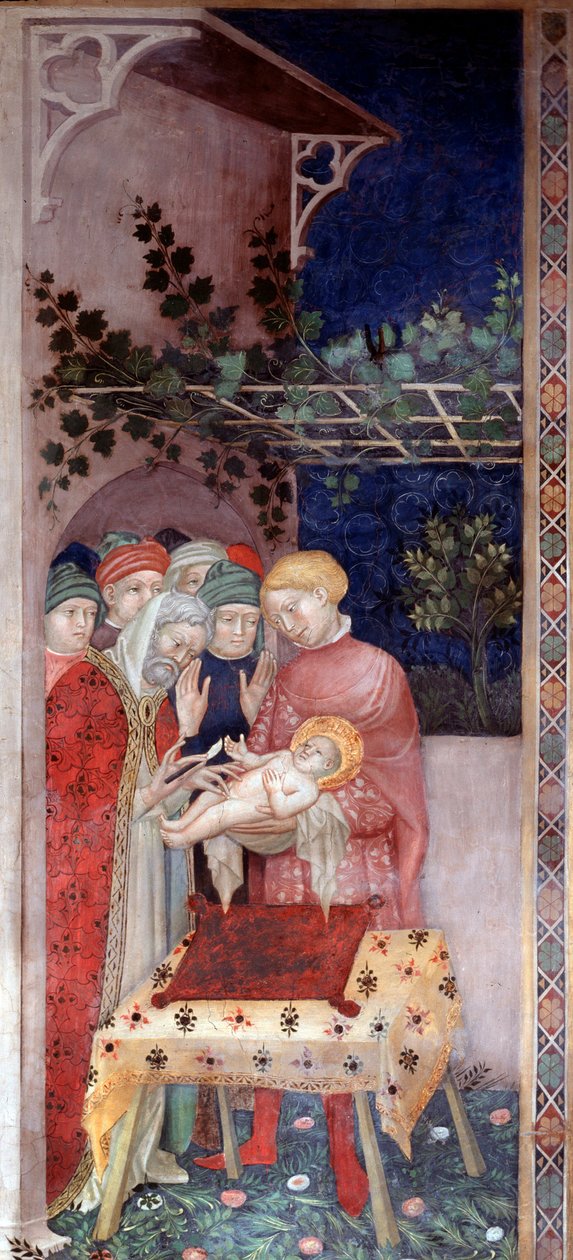 Beschneidung des heiligen Johannes des Täufers von Lorenzo Salimbeni