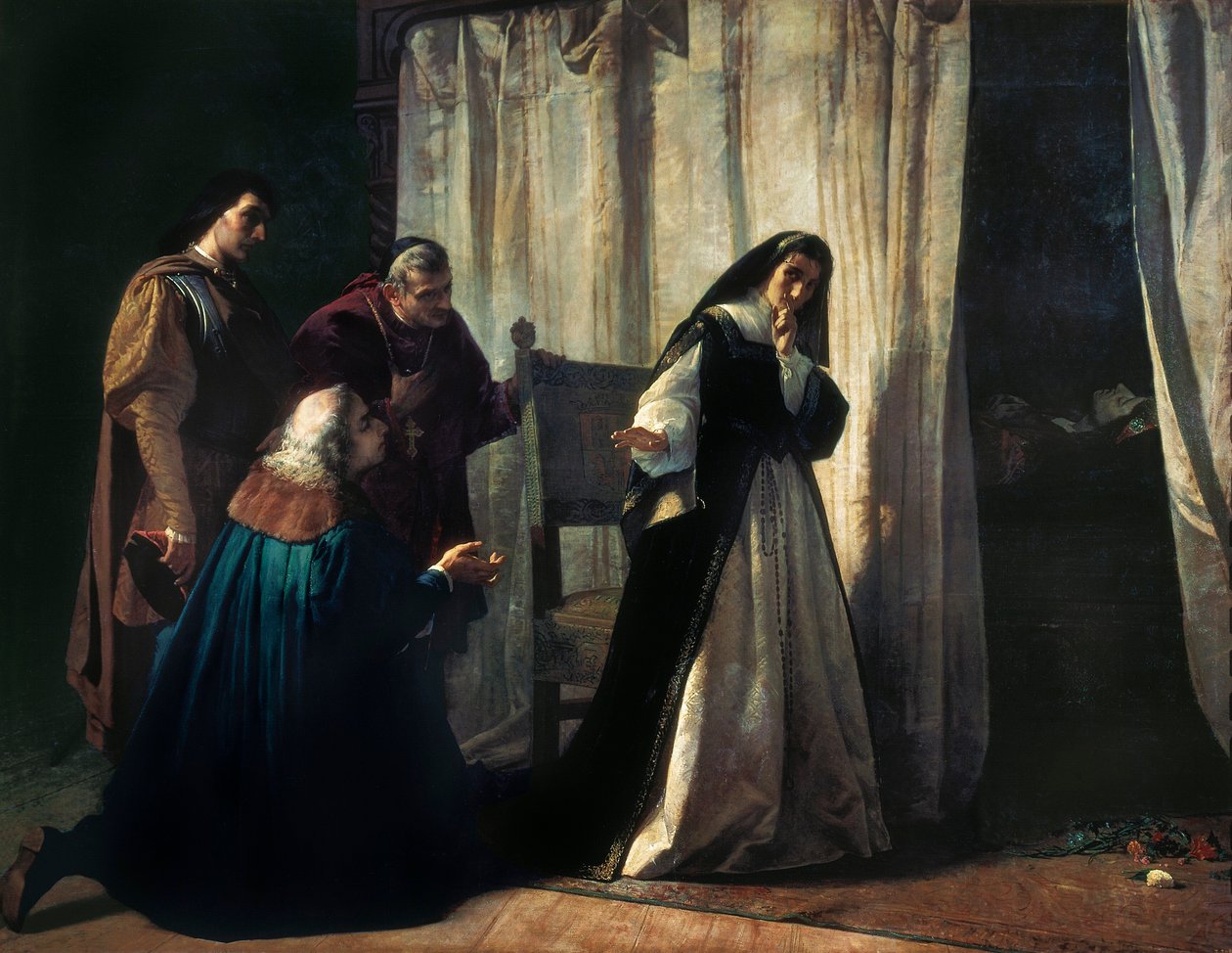 Königin Johanna I., genannt Johanna die Wahnsinnige von Lorenzo Valles