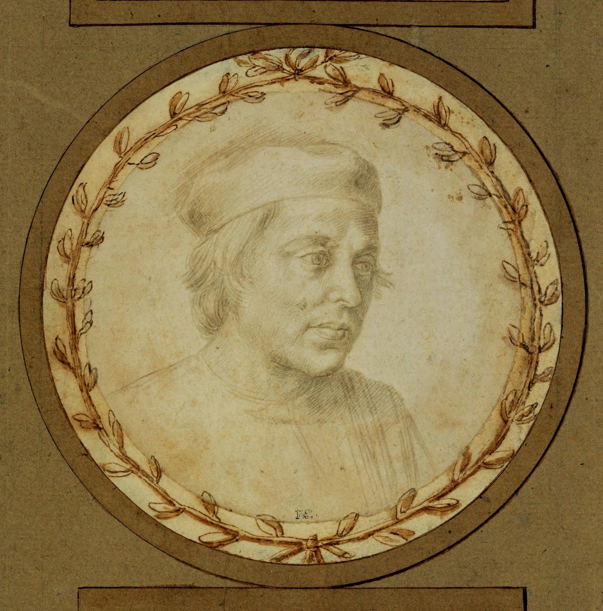 Büste eines Mannes mit Schädelkappe von Lorenzo di Credi