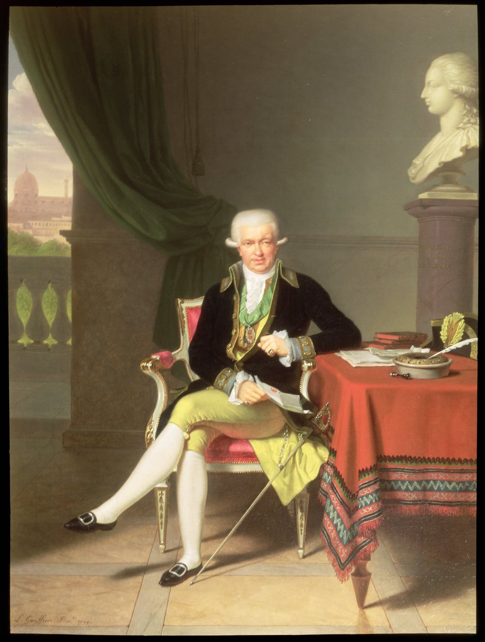 Porträt von Johan Claes Lagersvard (1756-1863), 1799 von Louis Gauffier