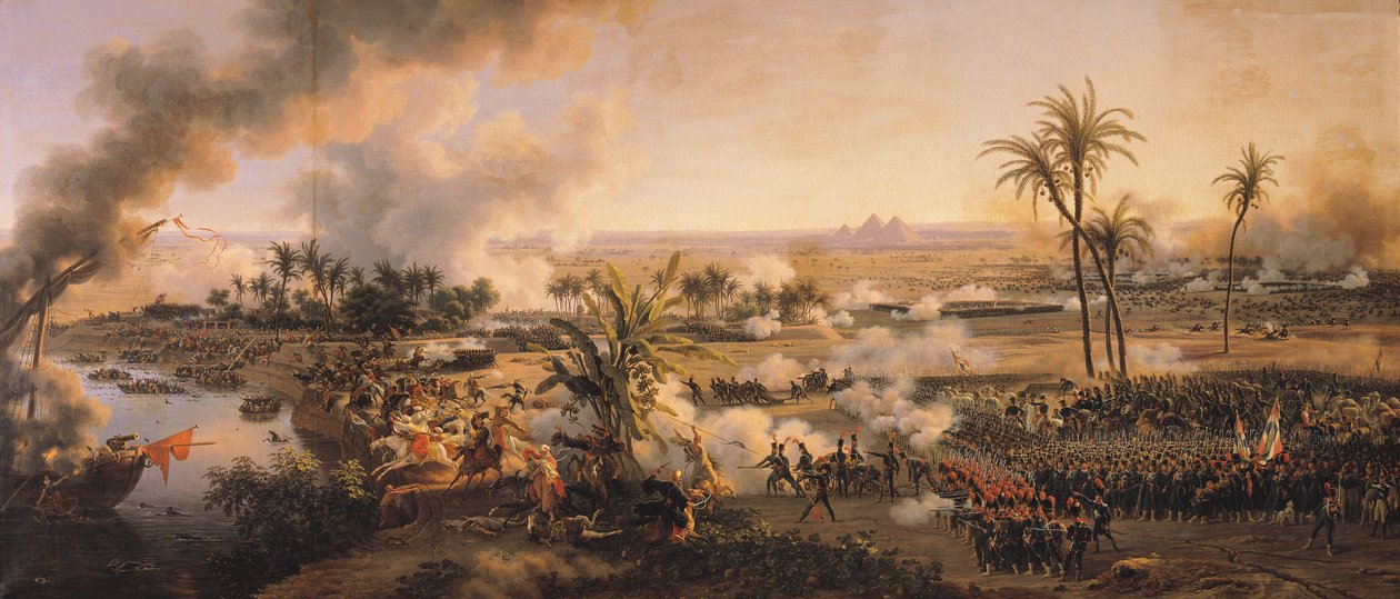 Schlacht bei den Pyramiden, 21. Juli 1798, 1806 von Louis Lejeune