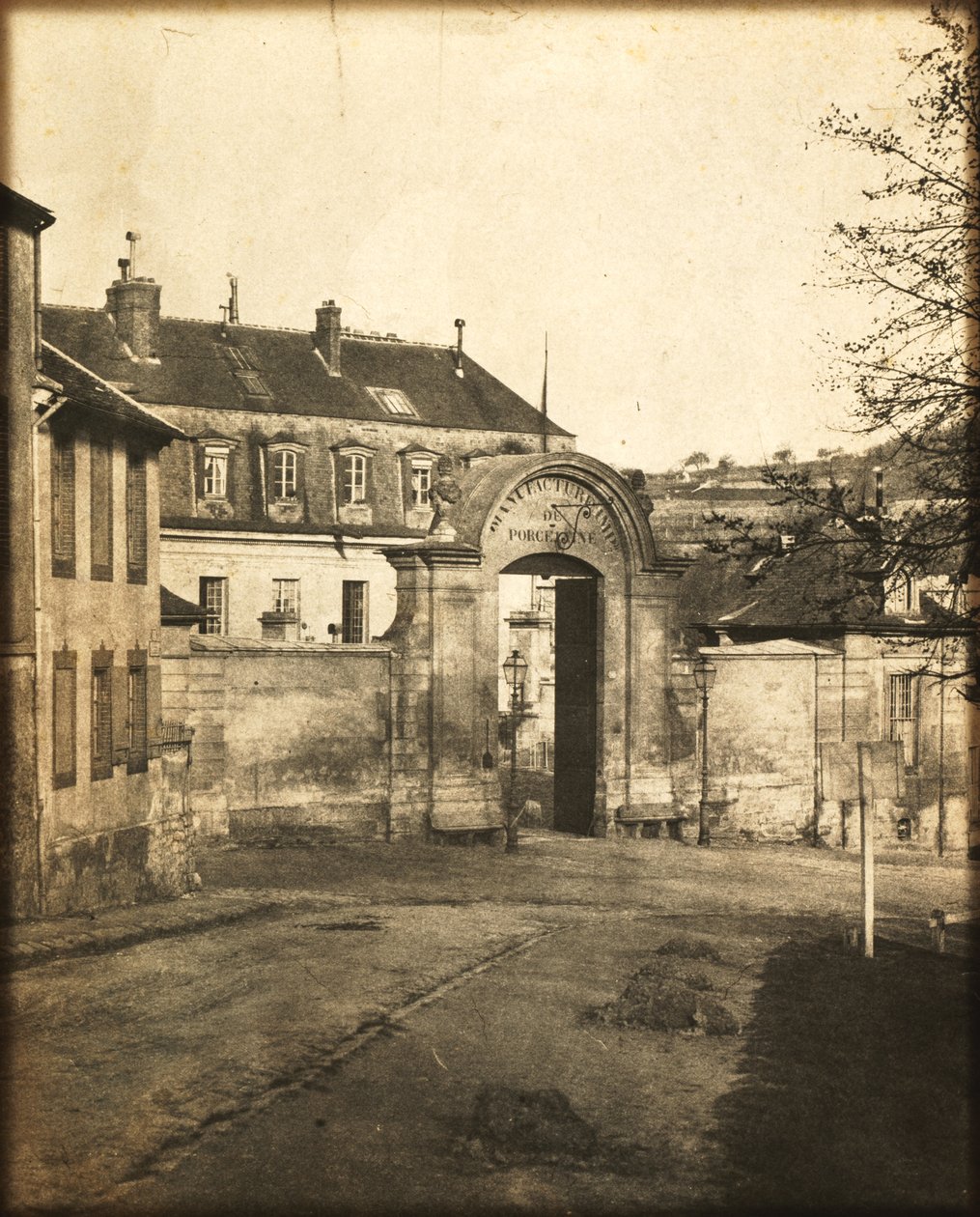 Tür zur Sèvres-Fabrik von Louis-Rémy Robert