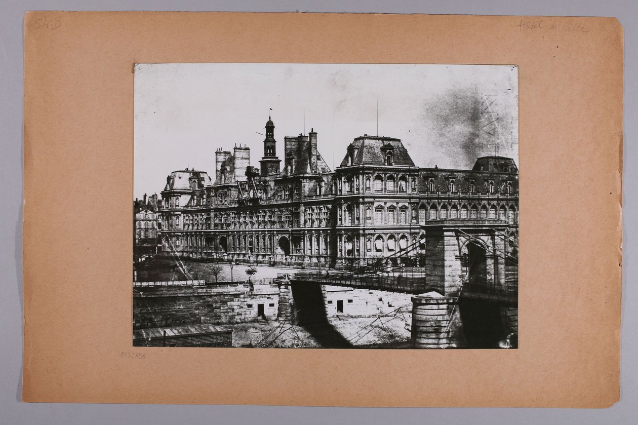 Fassade des alten Rathauses, Anfang der Pont d