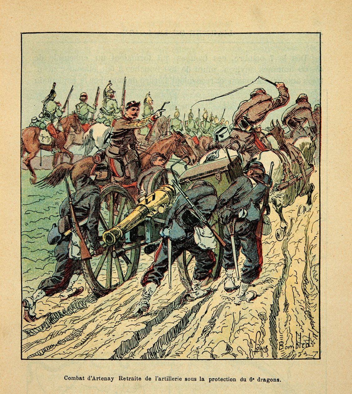 Armee der Loire: Kampf von Artenay am 10. Oktober von Louis Charles Bombled