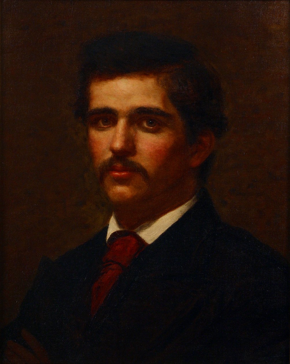 Selbstporträt von Louis Comfort (attr. to) Tiffany