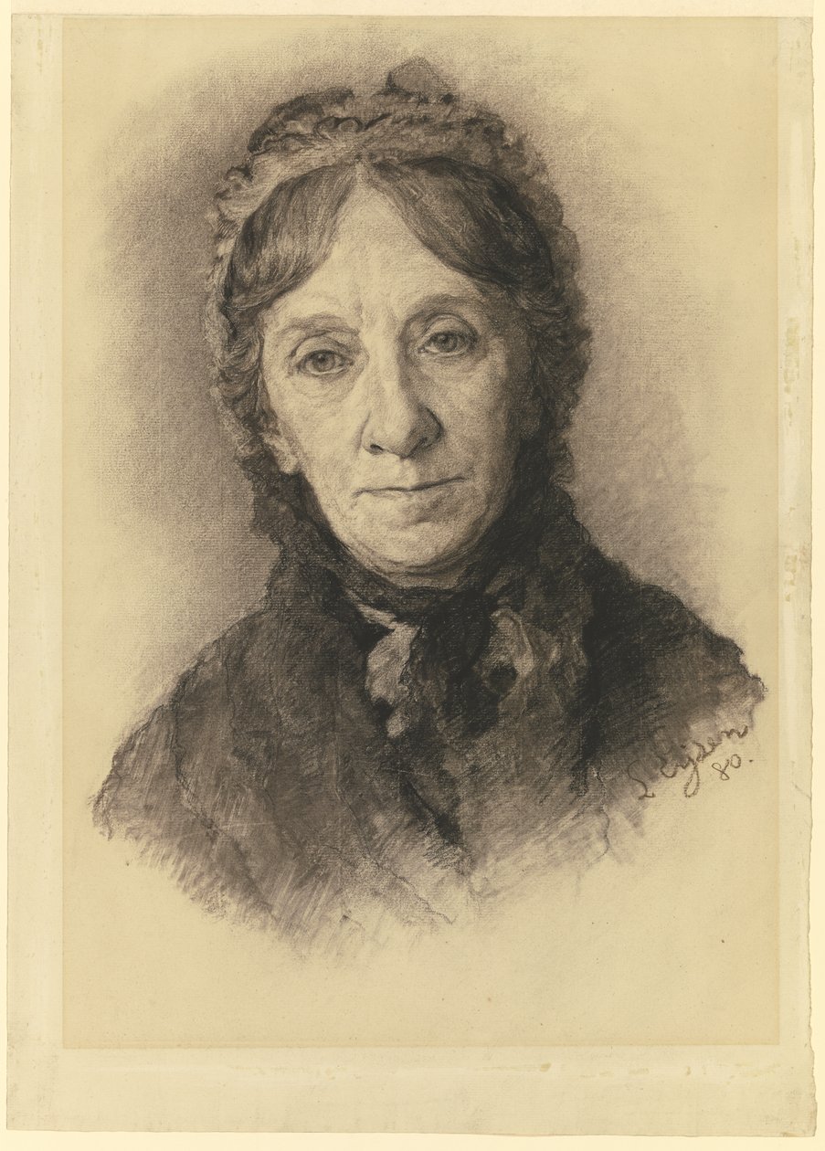 Bildnis der Mutter des Künstlers von Louis Eysen