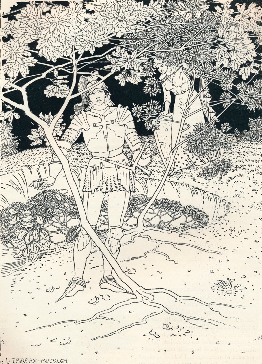 Illustration zu Spensers Faerie Queene. Canto II. Vers 30, ca. 1895 von Louis Fairfax Muckley