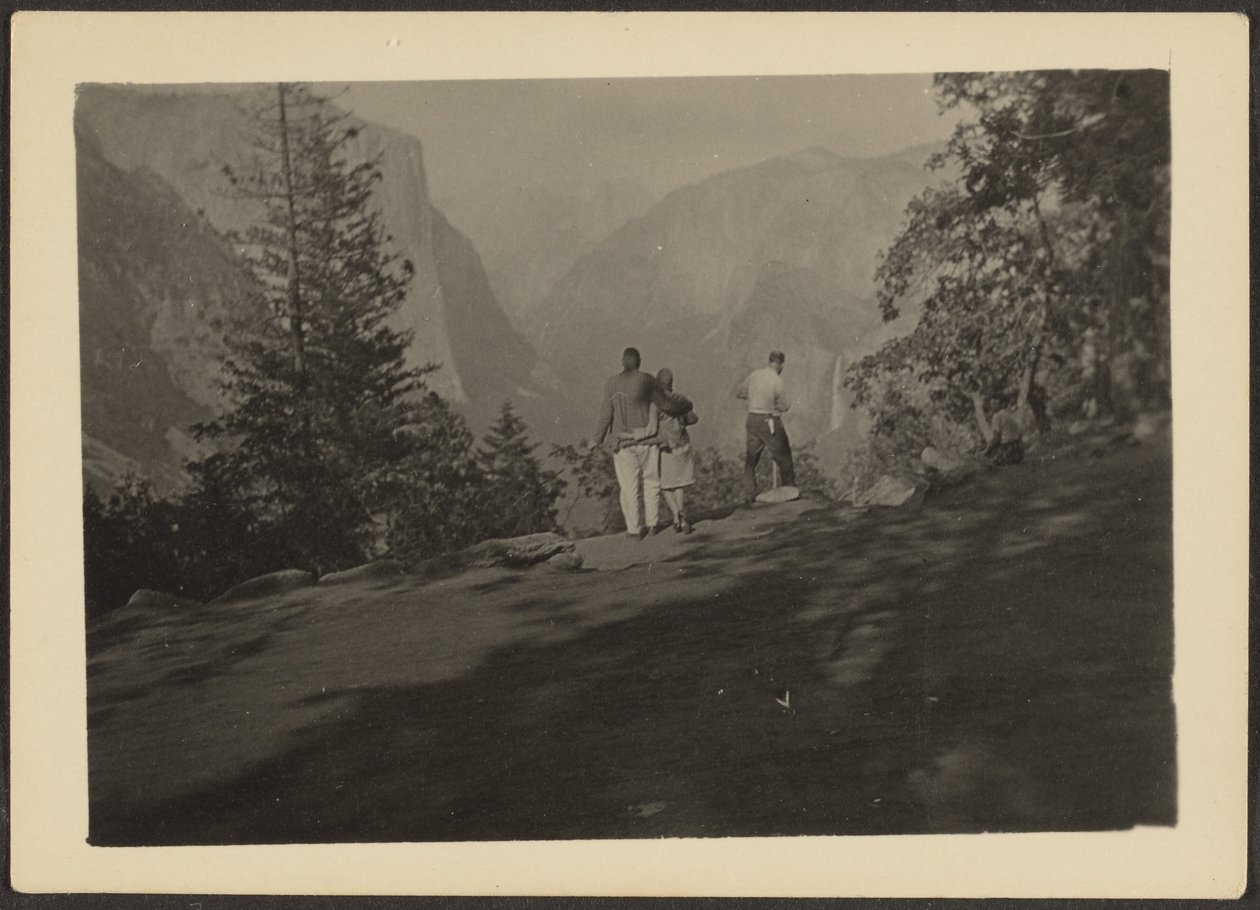 [Figuren in einer Berglandschaft] von Louis Fleckenstein