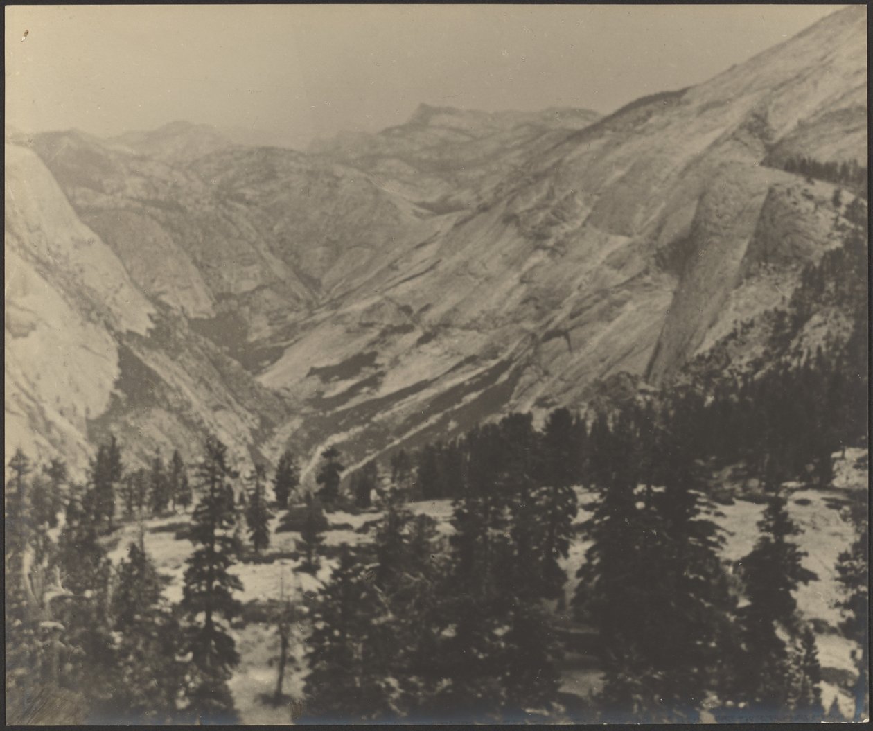 [Gebirgslandschaft mit Schnee] von Louis Fleckenstein