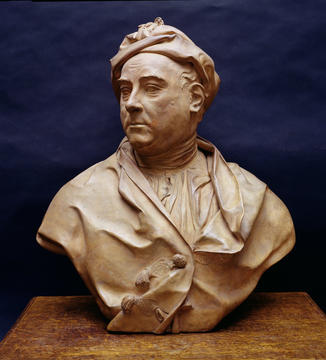 Porträtbüste von George Frederick Handel (1685-1759) von Louis Francois Roubillac