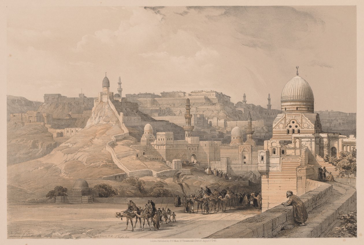 Ägypten und Nubien: Band III - Nr. 34, Die Zitadelle von Kairo, Residenz von Mehemet Ali von Louis Haghe