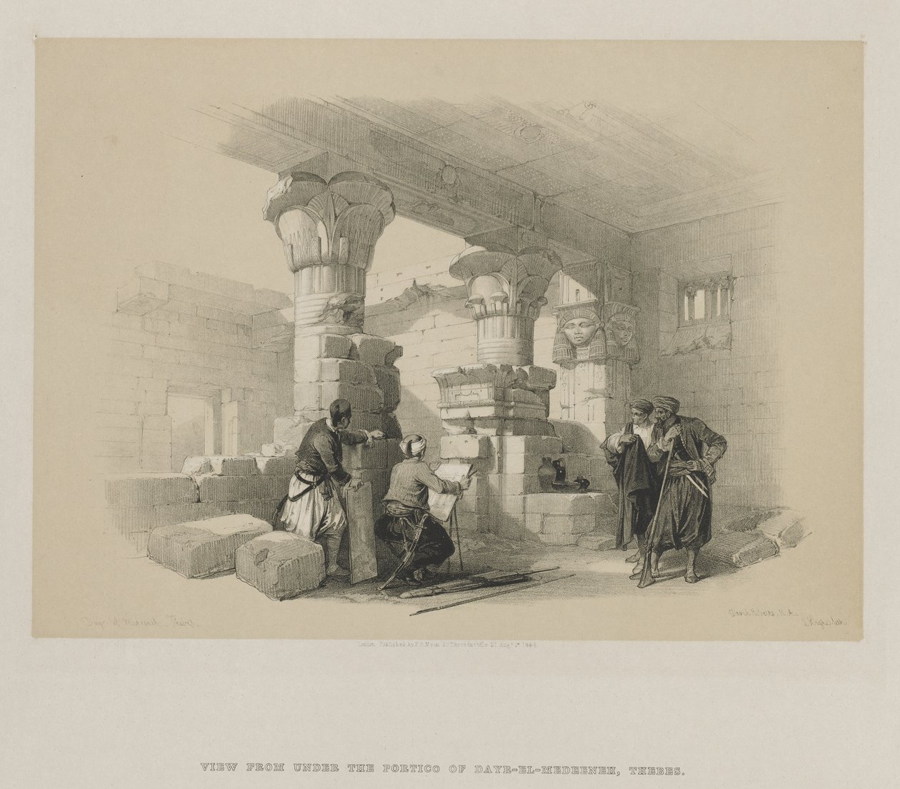Ägypten und Nubien, Band II: Dayr-El-Medeeneh, Theben von Louis Haghe