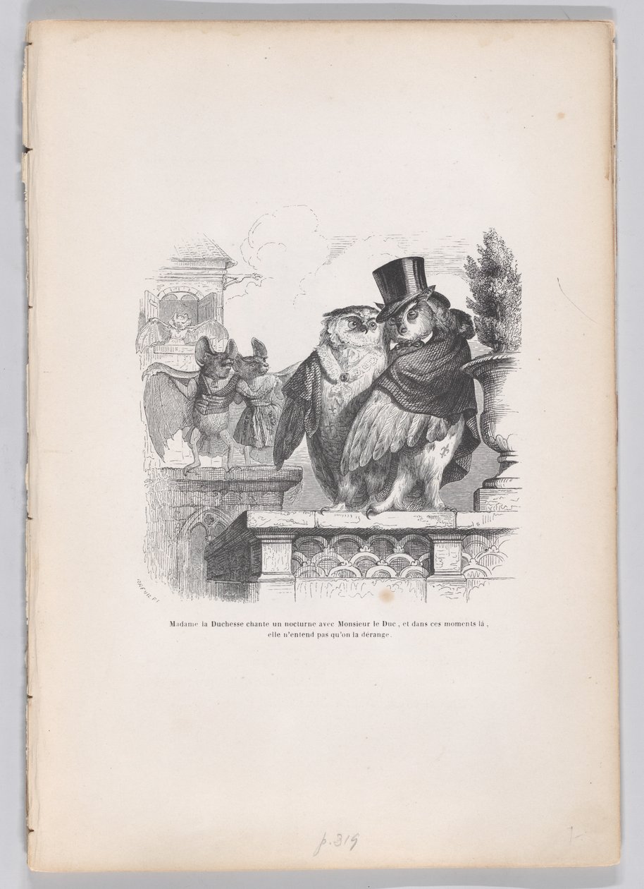 Die Herzogin singt ein Nocturne mit dem Herzog... aus Szenen aus dem Privaten und..., ca. 1837-47 von Louis Henri Brévière