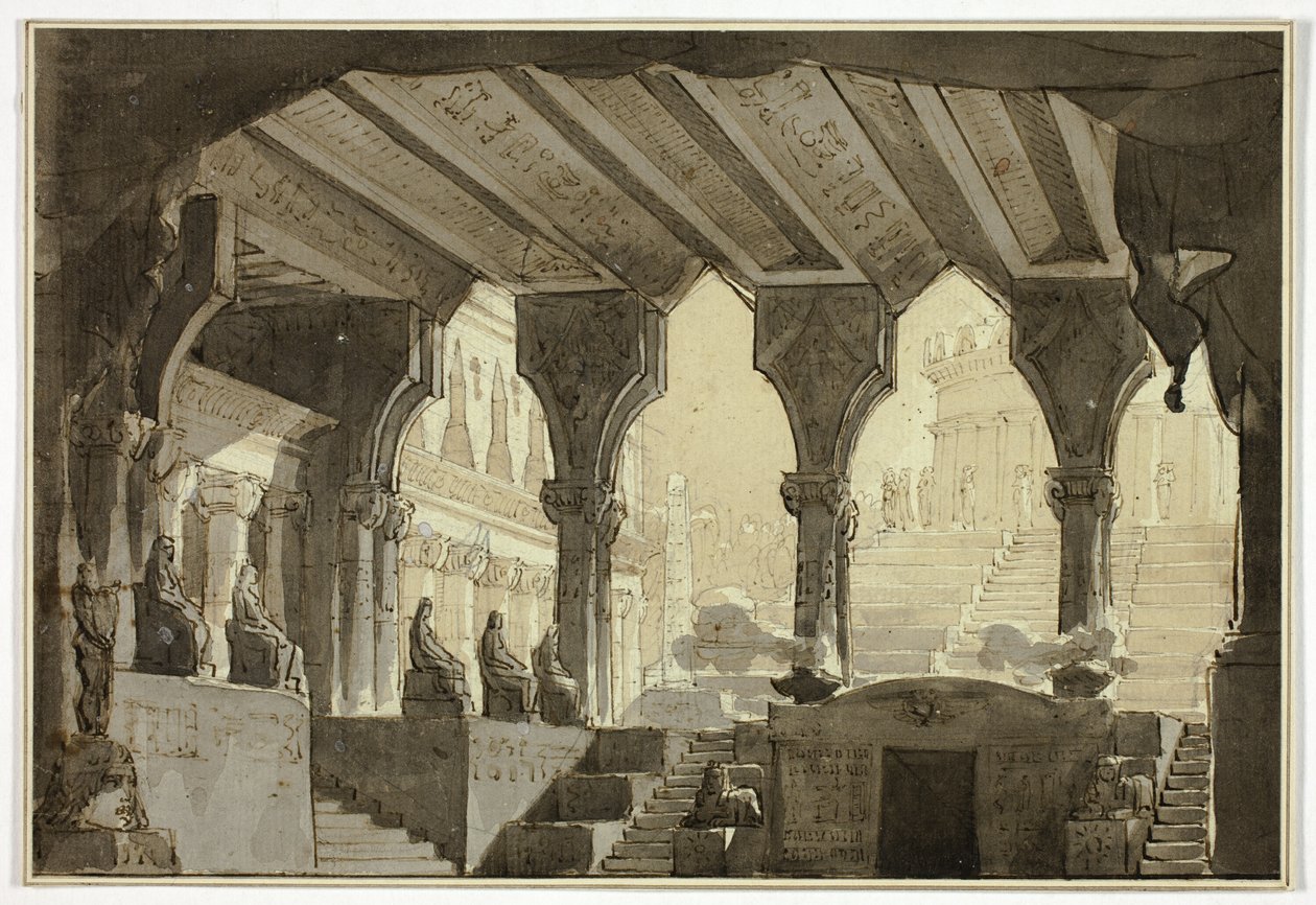 Bühnenbild von Louis-Jean Desprez