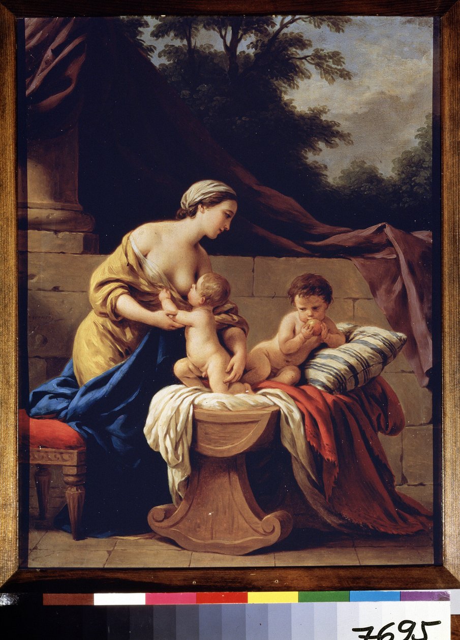 Mutter und Kinder. Allegorie der Nächstenliebe von Louis Jean Francois I Lagrenee