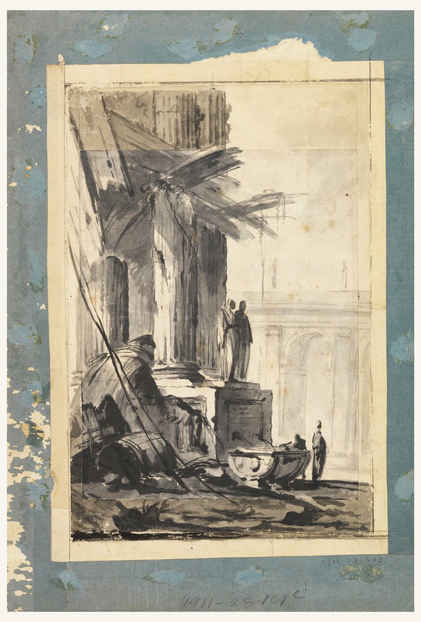 Ruinenfantasie, ca. 1762 von Louis Joseph Le Lorrain